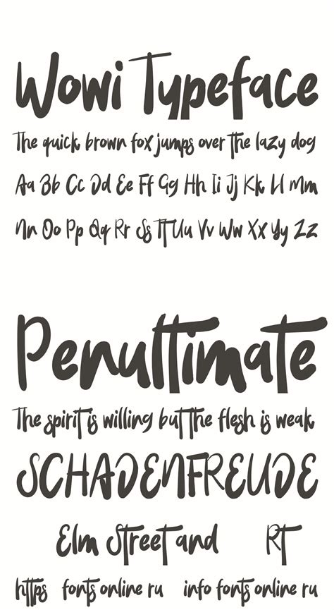 Wowi Typeface Font .